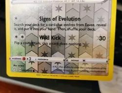 POKEMON EEVEE 052/072 REVERSE HOLO SHINING FATES LP - Image 3