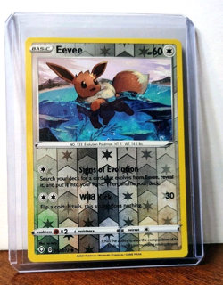 POKEMON EEVEE 052/072 REVERSE HOLO SHINING FATES LP - Image 4