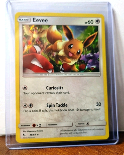 POKEMON EEVEE 48/68 HOLO RARE HIDDEN FATES LP - Image 3