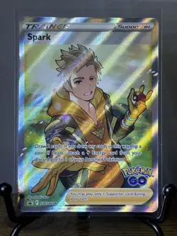 Pokemon TCG Spark Sword & Shield SWSH226 Full Art Black Star Promo Holo - Image 1