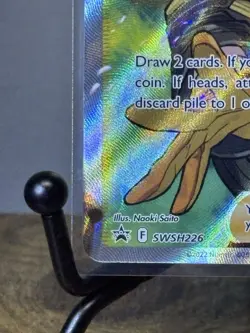 Pokemon TCG Spark Sword & Shield SWSH226 Full Art Black Star Promo Holo - Image 4