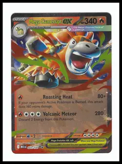 Pokemon ME01: Mega Evolution #022/132 Mega Camerupt ex FREE SHIPPING (US Only) - Image 1