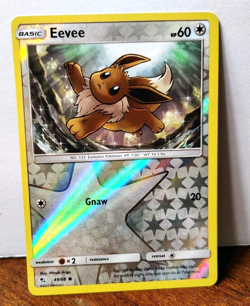 POKEMON EEVEE 49/68 REVERSE HOLO HIDDEN FATES LP - Image 1