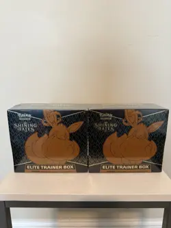 Pokemon Shining Fates ETB Elite Trainer Box - Lot of 2 - Factory Sealed - Image 1