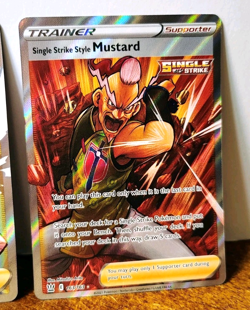 POKEMON SINGLE STRIKE STYLE MUSTARD 163/163 RAPID STRIKE STYLE MUSTARD 162/163 - Image 3