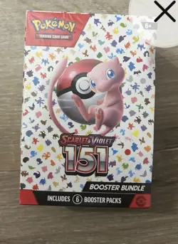 POKEMON TCG SCARLET & VIOLET 151 BOOSTER BUNDLE BOX FACTORY SEALED 6 PKS - Image 1