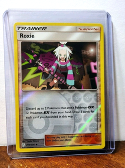 POKEMON ROXIE 205/236 REVERSE HOLO TRAINER COSMIC ECLIPSE NM NEAR MINT - Image 3