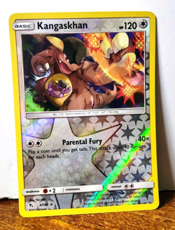 POKEMON KANGASKHAN 47/68 REVERSE HOLO HIDDEN FATES NM NEAR MINT - Image 1
