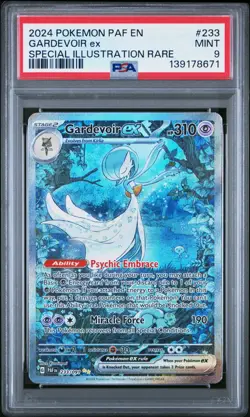 PSA 9 Gardevoir ex 233 Pokemon Paldean Fates Special Illustraion Rare MINT - Image 1