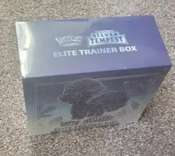 SEALED Pokemon Sword & Shield Silver Tempest Elite Trainer Box Alolan Vulpix - Image 5
