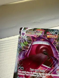 Pokemon TCG Gengar VMAX 157/264 Swsh08: Fusion Strike Holo English NM - Image 2