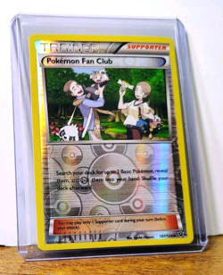 POKEMON FAN CLUB 107/124 REVERSE HOLO TRAINER FATES COLLIDE NM NEAR MINT - Image 3