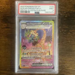 2024 Pokemon Surging Sparks Alolan Exeggutor EX SIR PSA 9 English 242/191 - Image 1