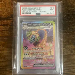2024 Pokemon Surging Sparks Alolan Exeggutor EX SIR PSA 9 English 242/191 - Image 3
