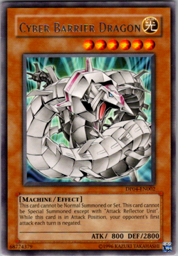 LP Yu-Gi-Oh! Unlimited Edition CYBER BARRIER DRAGON DP04-EN002 - Image 1