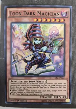 *** TOON DARK MAGICIAN *** 1ST EDITION SUPER RARE MINT/NM TDIL-EN032 YUGIOH! - Image 1