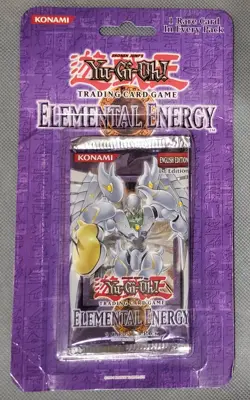 Yugioh GX Elemental Energy 1st Edition Blister Pack Sealed 2005 - Image 1