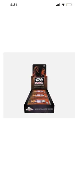 2025 Topps Star Wars Galaxy Factory Sealed Hobby Box Four Numbered Cards Per Box - Image 1