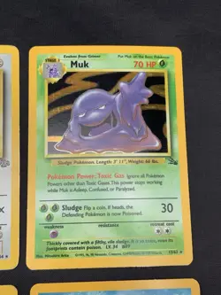 Vintage Holo Rare Pokemon Card Lot WOTC 1999-2000 Nidoking & Nidoqueen MP/HP - Image 4