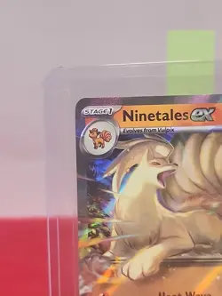 Ninetales EX-Scarlet & Violet: 151, 038/165, NM-M, HOLO RARE POKEMON CARD TCG - Image 2