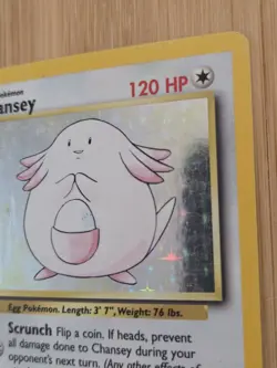 Chansey 3/102 Base Set Holo | WOTC Pokemon Card | Light Play - Image 3