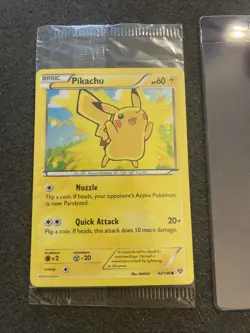Pokemon Card - Pikachu XY 42/146 - Holo - Movie Promo - Factory Sealed - Image 1