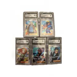 Pokemon CGC Graded Lot of 5 Slab Cards Trainers - Image 1