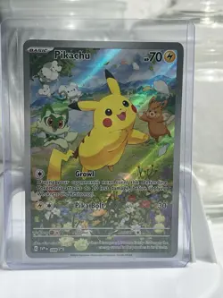 Pokemon Pikachu TCG SVP088 Black Star Promos Full Art Holo Card - Image 1