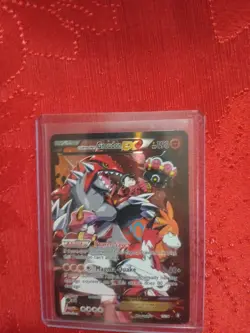 Pokemon TCG Team Magma's Groudon EX Holo Full Art Rare Card 15/34 Double Crisis - Image 2
