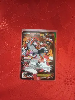 Pokemon TCG Team Magma's Groudon EX Holo Full Art Rare Card 15/34 Double Crisis - Image 3