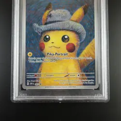 PSA 9 Pikachu with Grey Felt Hat SVP 085 Pokemon Van Gogh Graded Card - Image 3
