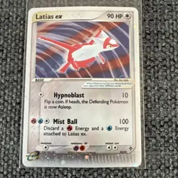 Pokemon TCG 2003 Latias EX Ultra Rare Holo Card Dragon 93/97 - Image 1