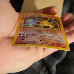 Charizard 4/102 Base Set Holo Rare Pokemon TCG Card Wizards of the Coast 1999 - Image 2