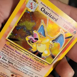 Charizard 4/102 Base Set Holo Rare Pokemon TCG Card Wizards of the Coast 1999 - Image 3