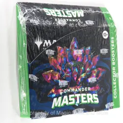 COLLECTOR Booster Box ~ COMMANDER MASTERS MtG 4 pack sealed Magic WotC - Image 1