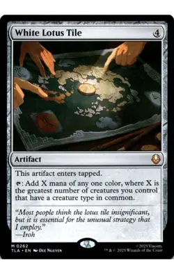 1x MTG White Lotus Tile - Avatar Mythic! NM Mint! Ships fadt - Image 1