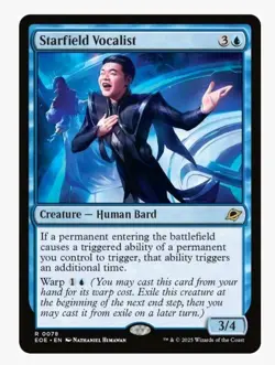 1x MTG Starfield Vocalist - Edge of Eternities Rare! NM Mint! - Image 1