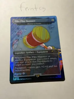Magic the Gathering Piko Piko Hammer Foil NM Sonic Secret Lair Ships Same Day - Image 1
