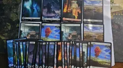 Magic The Gathering Final Fantasy Full Art Lands Lot - Image 1