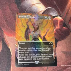 Flare Of Fortitude X1 Mtg Modern Horizons 3 Nm Borderless Foil - Image 1