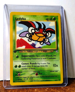 POKEMON LEDYBA 63/111 1ST EDITION NEO GENESIS MP - Image 5
