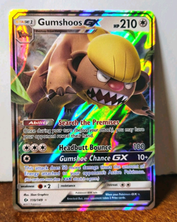 POKEMON GUMSHOOS GX 110/149 ULTRA RARE SUN & MOON NM NEAR MINT - Image 1
