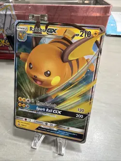 Pokemon TCG Raichu GX SM213 - Image 1