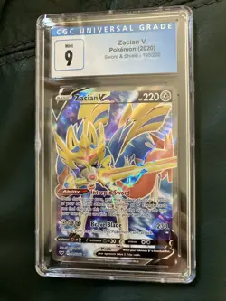 Pokemon TCG CGC Graded Lot of 3 NM-M Zacian V/Frosmoth V/Entei Movie Promo - Image 2