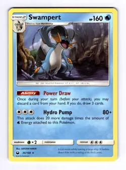 Swampert SM - Celestial Storm #35 (2018) Rare NM Pokemon - Image 1
