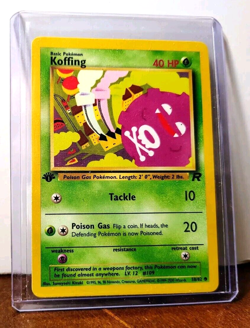POKEMON KOFFING 58/82 1ST EDITION TEAM ROCKET LP-NM - Image 3