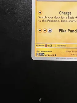 Pikachu 025/165 Pokemon Together 151 Stamped Promo - Image 4