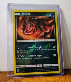 POKEMON YVELTAL 139/236 REVERSE HOLO RARE UNIFIED MINDS NEAR MINT - Image 3