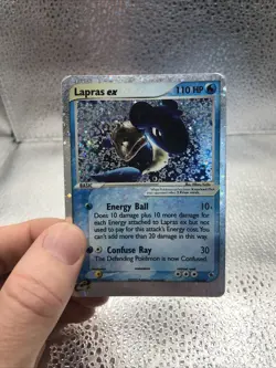 Pokemon English TCG: 2003 EX Ruby & Sapphire Lapras ex 99/109 Ultra Rare - Image 1