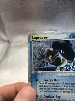 Pokemon English TCG: 2003 EX Ruby & Sapphire Lapras ex 99/109 Ultra Rare - Image 3
